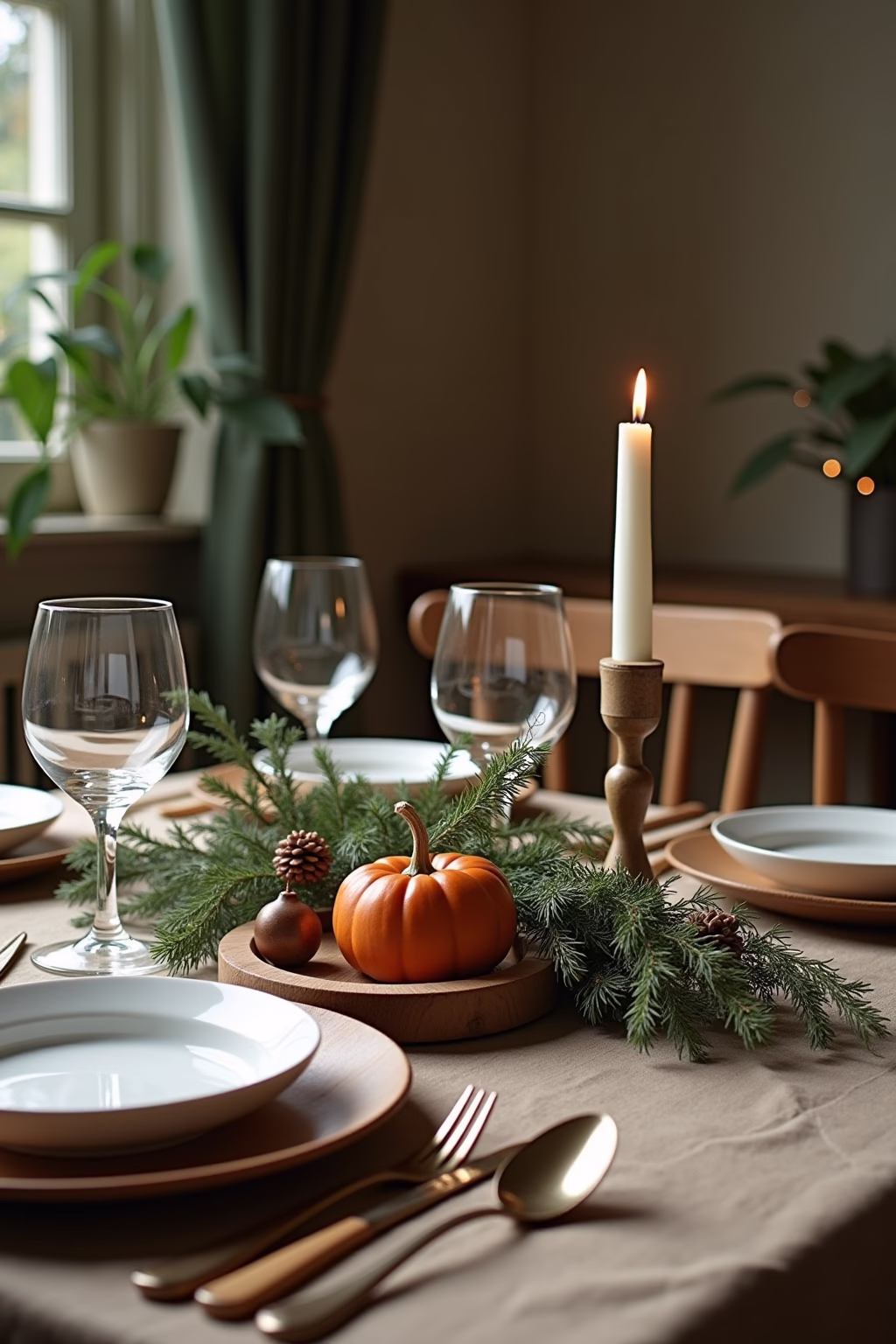 weihnachtsdekoration ideen tisch outline 4