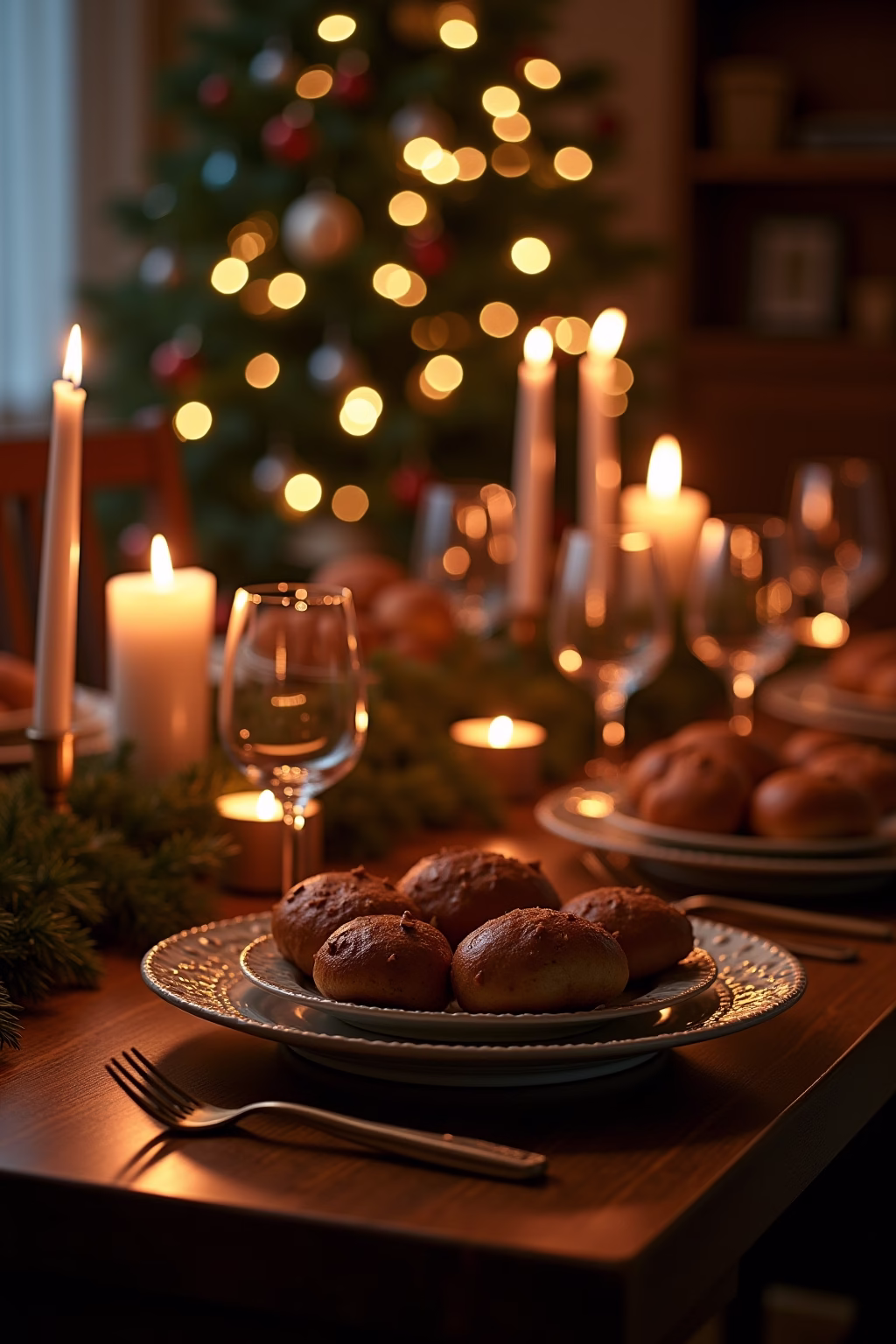 weihnachtsdekoration ideen tisch outline 7