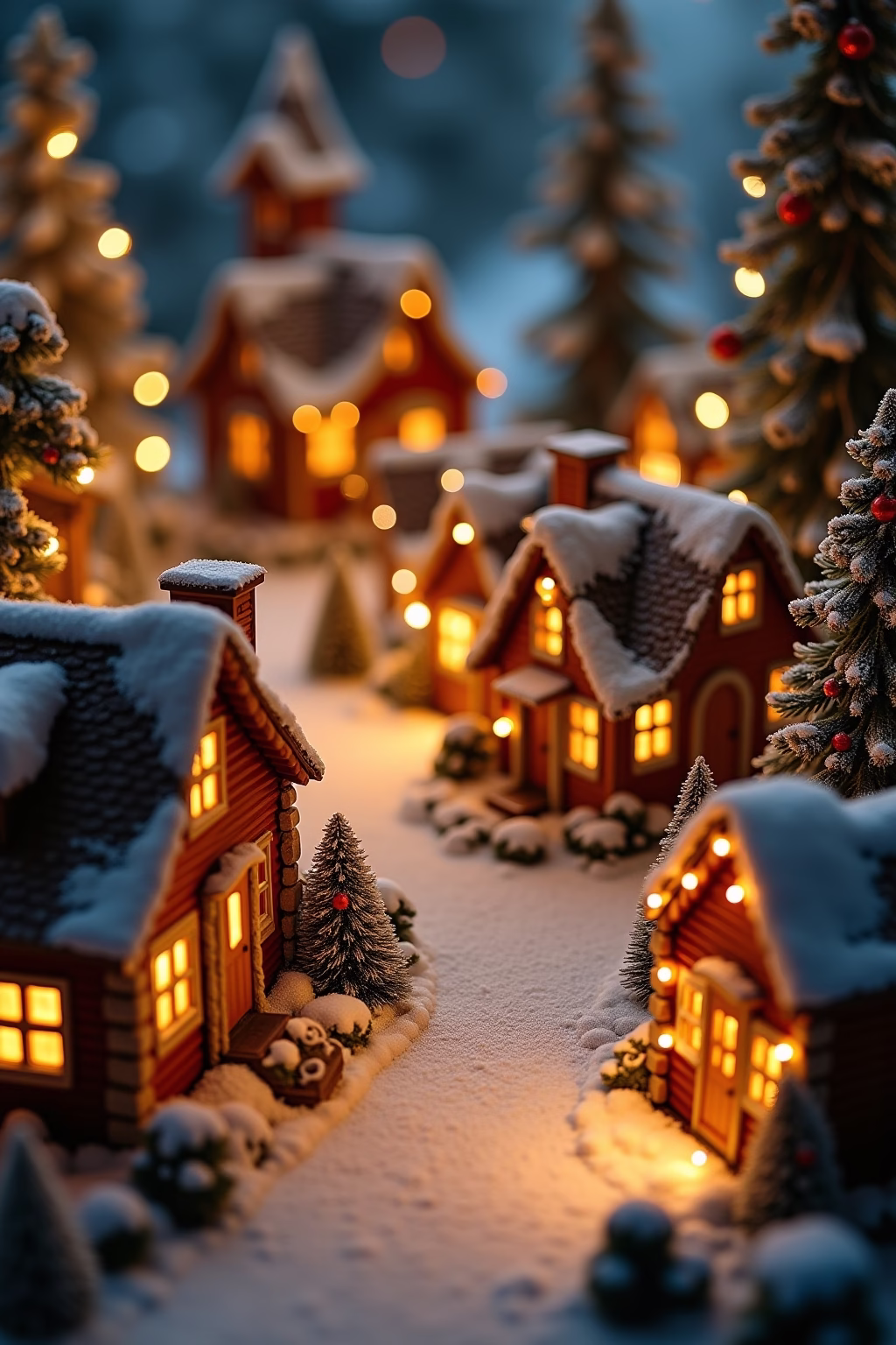 8 Weihnachtsdorf Deko Ideen für festlichen Zauber 15 weihnachtsdorf deko ideen outline 3 1