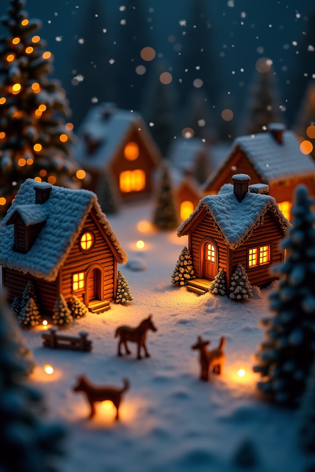 8 Weihnachtsdorf Deko Ideen für magische Festtage 15 weihnachtsdorf deko ideen outline 3