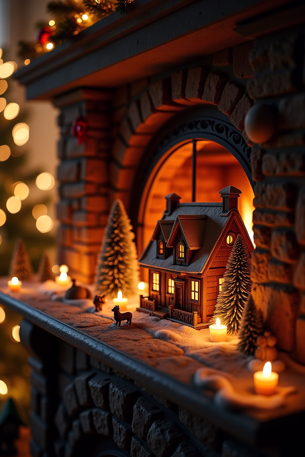 weihnachtsdorf deko ideen outline 4 1