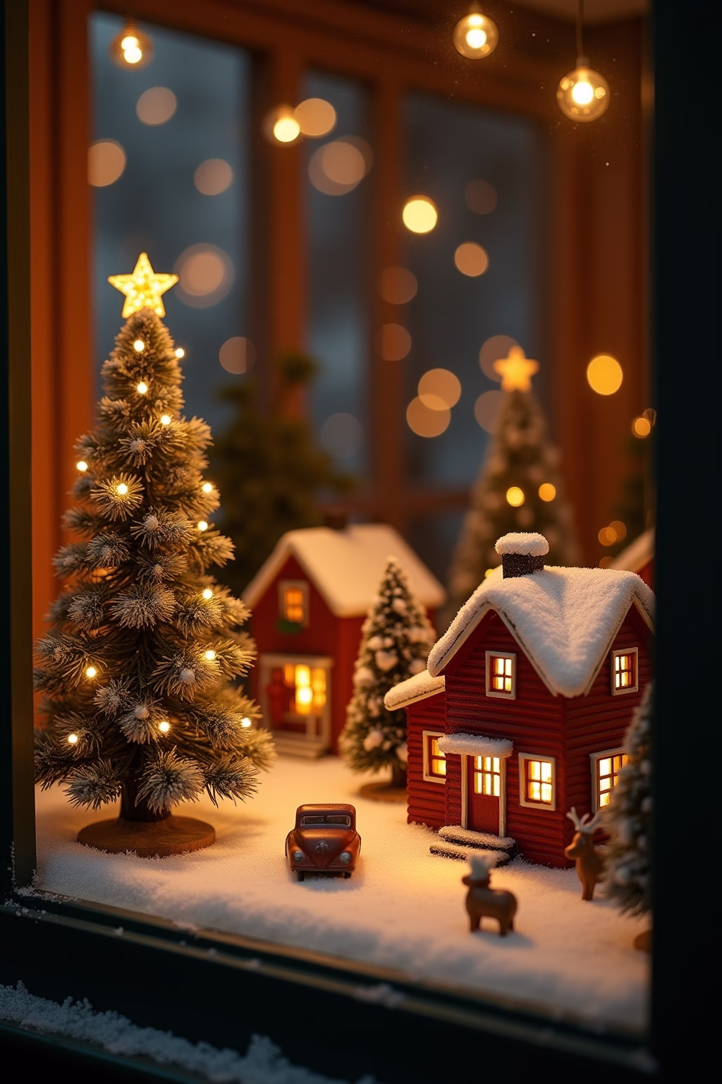 weihnachtsdorf deko ideen outline 6