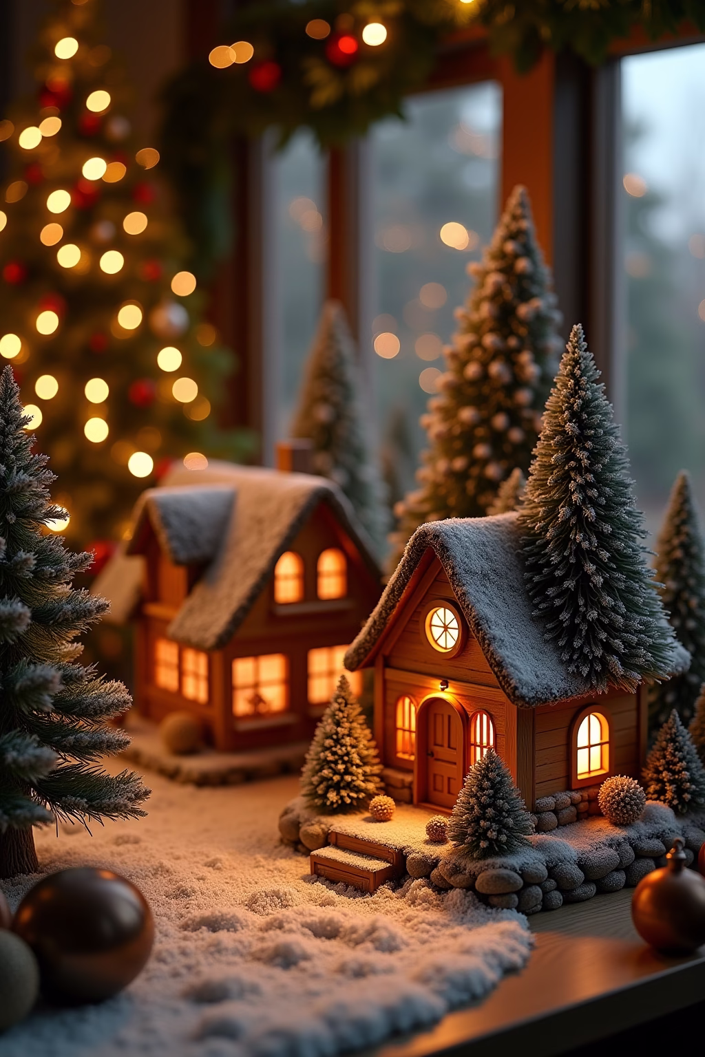 8 Weihnachtsdorf Deko Ideen für festlichen Zauber 19 weihnachtsdorf deko ideen outline 7 1