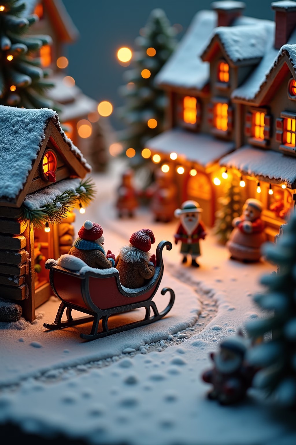 8 Weihnachtsdorf Deko Ideen für magische Festtage 19 weihnachtsdorf deko ideen outline 7