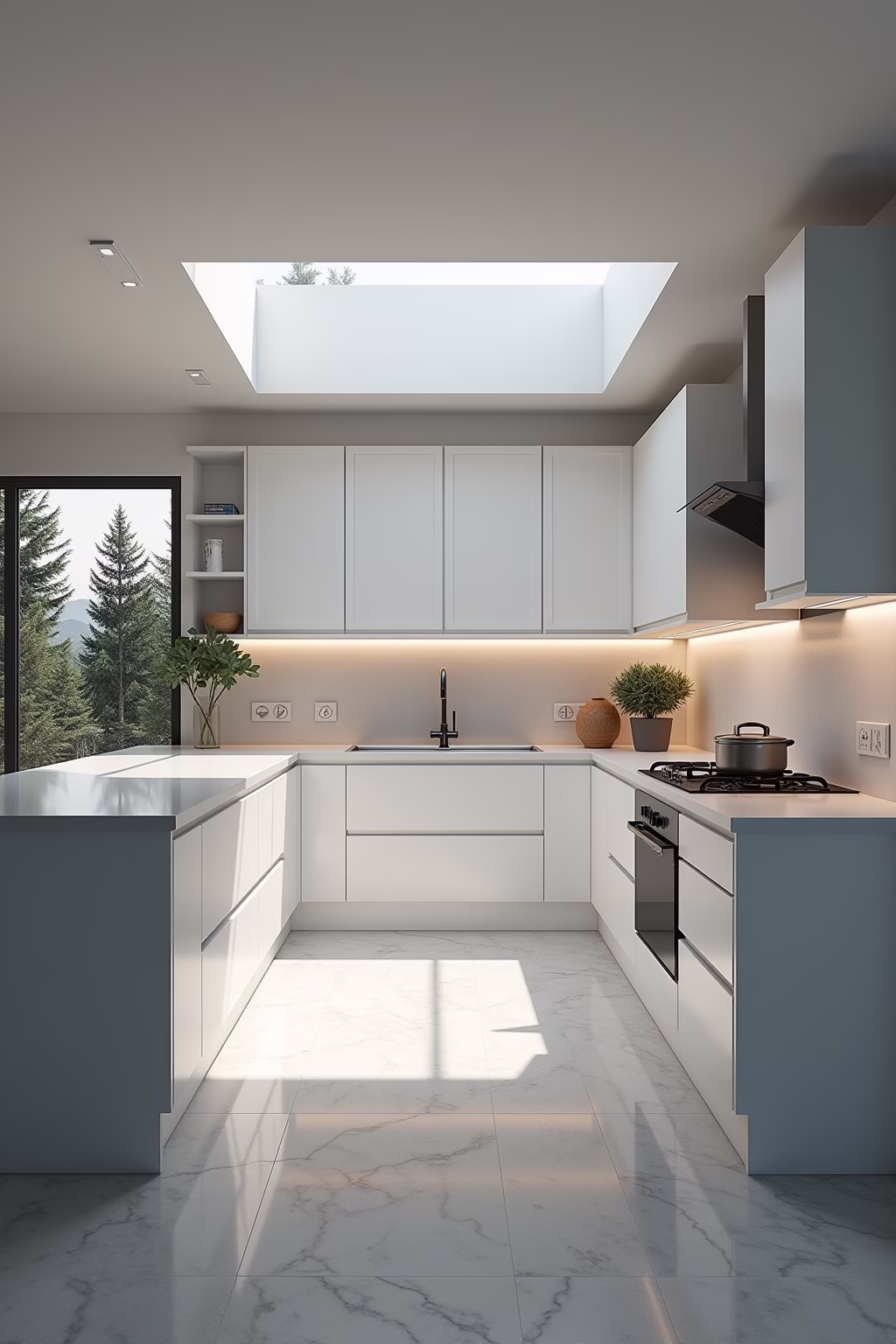 weisse kueche outline 5