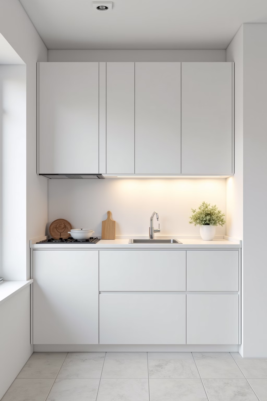 weisse kueche outline 8