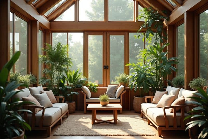 13 Ideen Wintergarten wohnlich einrichten